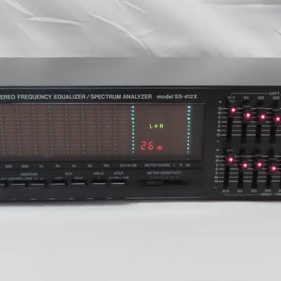 Vintage ADC SS-412X Sound Shaper Equalizer Spectrum Analyzer EQ w