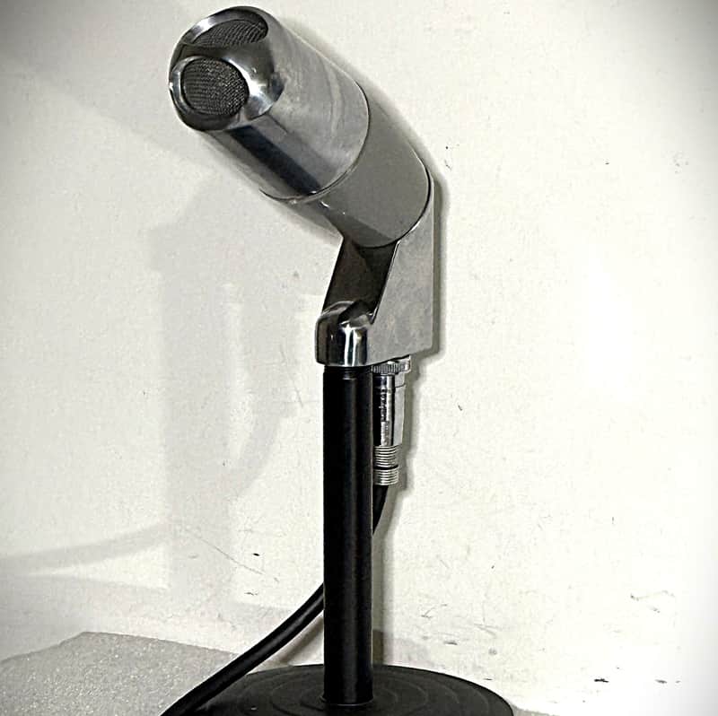 Vintage 1960’s Electro Voice 641 Dynamic Microphone, working, w/cable & stand image 1