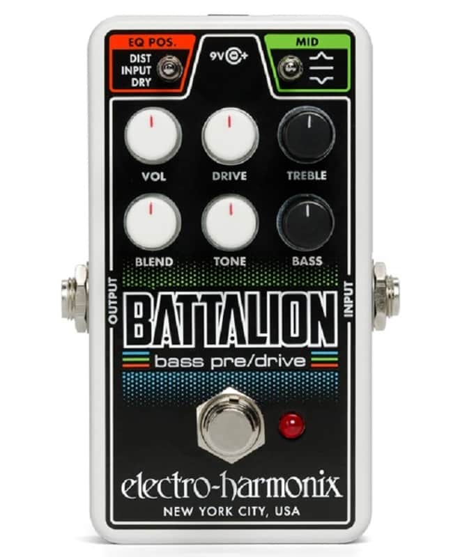 Electro-Harmonix Nano Battalion Bass Preamp and Overdrive *Free Shipping in the USA* image 1
