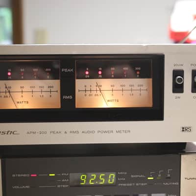 Restored Realistic APM-200 Peak & RMS Power Meter (4) image 4