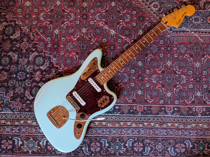 Squier Vintage Modified Jaguar Electric Guitar | Reverb