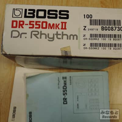 Boss DR-550 MkII Dr. Rhythm Black stain on the LCD, but otherwise it's fine. image 11