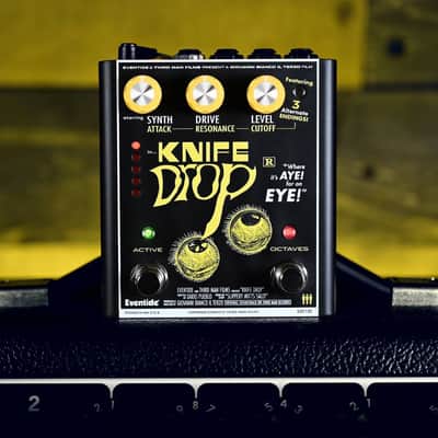 Eventide Knife Drop Sub-Octave Fuzz with Analog-style Synth Effects Pedal image 7