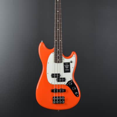 Fender Player II Mustang Bass PJ - Coral Red w/Rosewood image 3