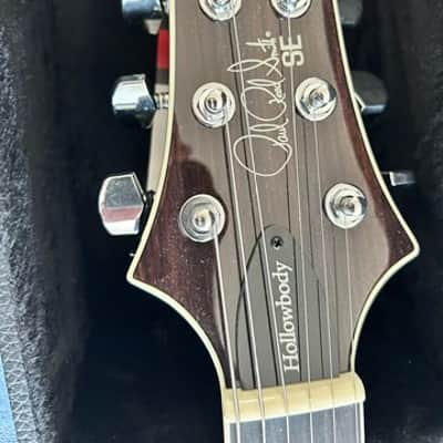 2020 PRS SE Hollowbody Standard – McCarty Tobacco Sunburst – Original Hardshell Case image 2