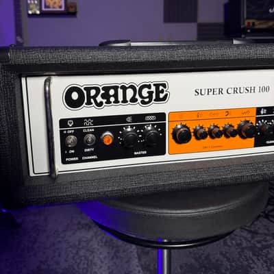 Orange Super Crush 100 Amp Head - like new image 3