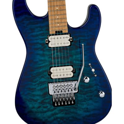 Charvel Pro-Mod Plus San Dimas Style 1 HH FR EB Chlorine Burst - Electric Guitar image 3