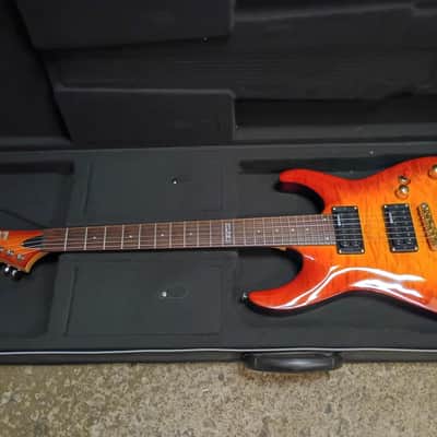 ESP - LTD MH-100QMNT **W/HSC (Polyfoam) 2014 - Amber Sunburst image 1