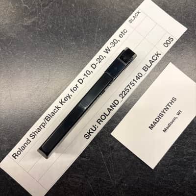 ORIGINAL Roland Replacement SHARP/BLACK Key, Unweighted (22575140) for Juno-1, D-10/20, HS-10, W-30, etc