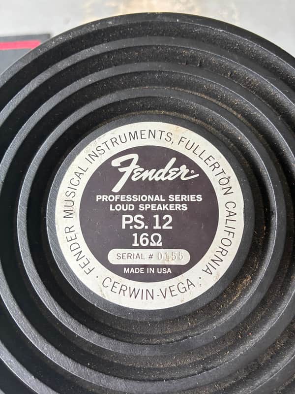 Cerwin-Vega PS-12 1960-1970 - Orange/Black image 1