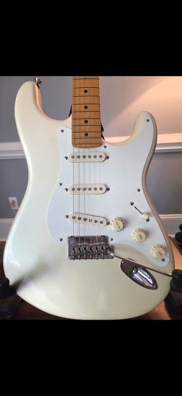 Fender Lincoln Brewster Stratocaster 2024 - Present - Olympic Pearl