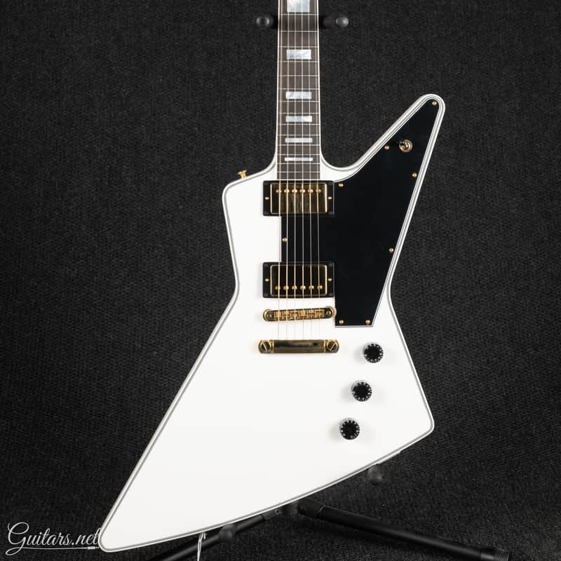 Gibson Custom Shop Explorer Custom - Alpine White Sparkle image 1