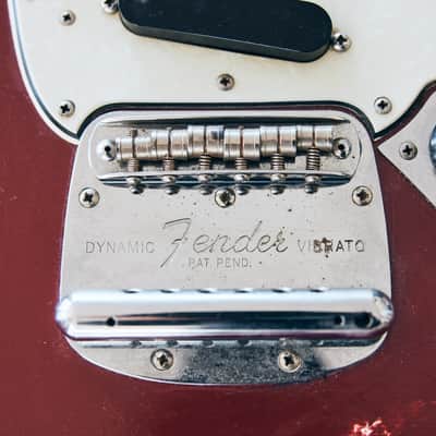 Fender Mustang Guitar with Rosewood Fretboard 1966 - Dakota Red image 19