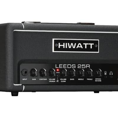 Hiwatt Leeds 25R Head, 25W Electric Guitar Amplifier Head with Reverb, Black image 3