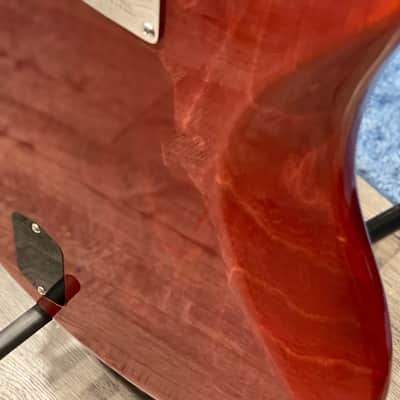 Fender American Deluxe Dimension iv 2014-15 Cayenne burst image 2