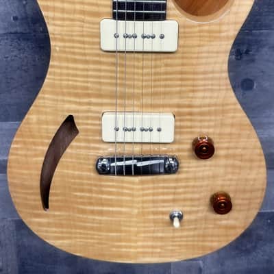 PRS SE Custom Semi-Hollow – Natural Flame Top Korea 2005 image 1