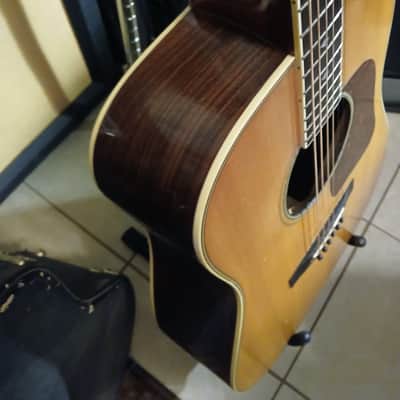 Aria GR30 Acoustic Guitar~Gallagher~Large Soundhole~Bluegrass~Rosewood~Solid~w/Hard Case~Video~Japan~70's image 9