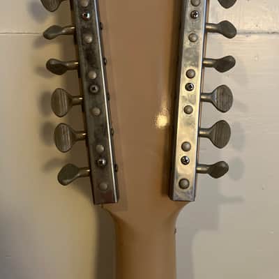 Danelectro Bellzouki 7010 Single Pickup 12-String 1961 - 1969 - White image 4