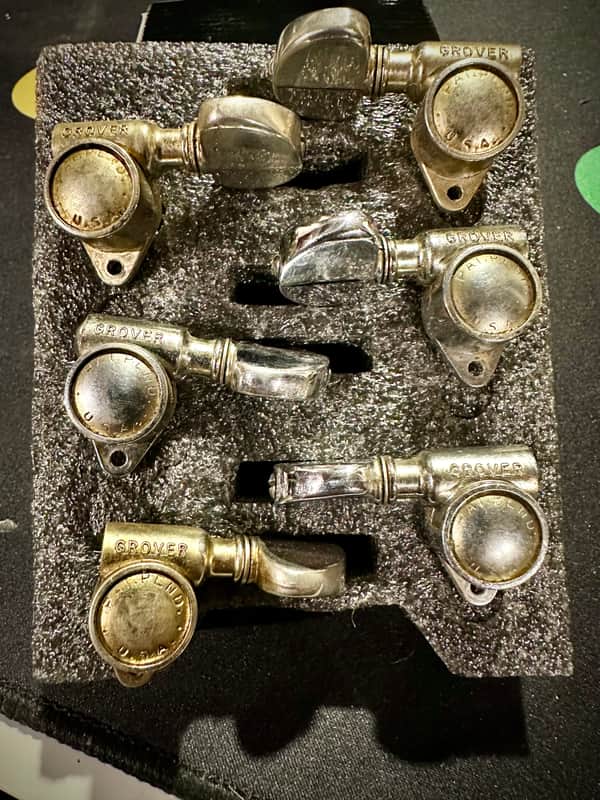 PAF Grover Vintage Rotomatic 3+3 Tuning Heads 1960s Pat Pend image 1