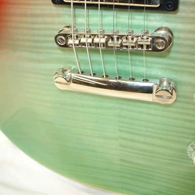 2021 Epiphone Les Paul Modern Figured Electric Guitar, Blueberry Fade image 4