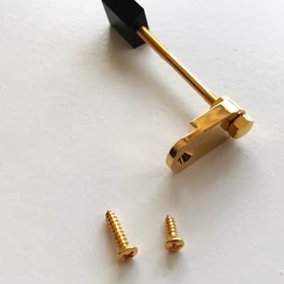 OEM Factory Spec Medium Gold Pickguard Support Bracket for Gibson semi-hollow guitars image 1