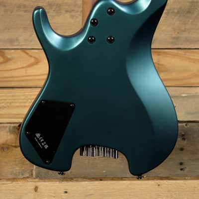Ibanez Q547 7-String Electric Guitar Guitar Blue Chameleon Metallic Matte w/ Gigbag Bild 3