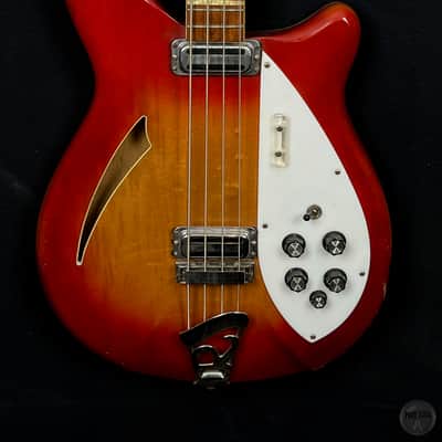 Rickenbacker Bass model 4005 from 1966 in fireglo image 3