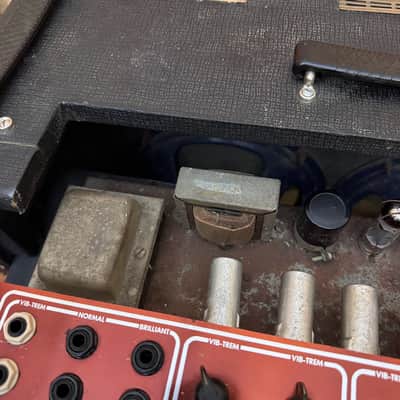 Vintage 1963 Vox AC30 2×12 Copper Top Blues Guitar Valve Amplifier Combo *1960s* image 20