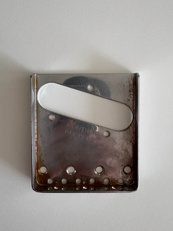 Vintage original Fender Telecaster Bridge top loader 1959-1960 - Chrome image 1