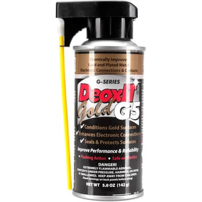 Hosa Technology G5S-6 Caig DeoxIT Gold Spray Contact Enhancer 5oz Cleaner image 1