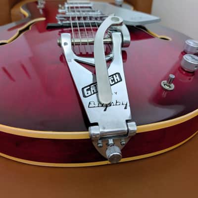 Gretsch Chet Atkins Tennessean 1973 - Deep Cherry Finish w/ OHSC & Full Ypsi Guitars Bench Setup image 19