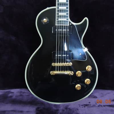 Edwards  E-LP-130CD/P "1954" Black Beauty with Case. WCR P90's! image 9