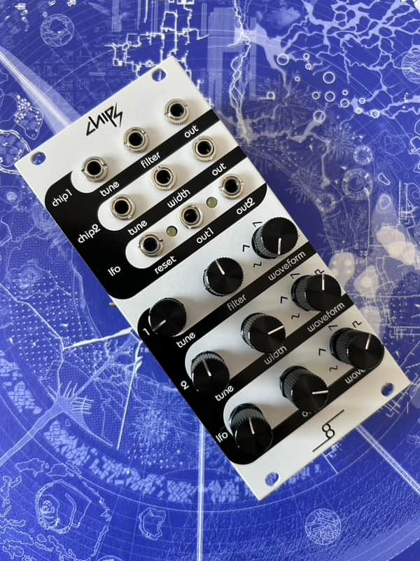 Cre8Audio Chipz Eurorack Synthesizer Module 2022 - Present - Silver image 1