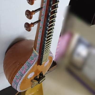 Saraswati Veena Musical Instrument Wooden Saraswati Veena For Beginners and Professionals image 6