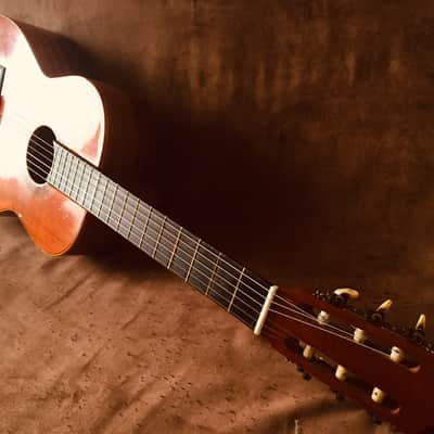 Flamenca classic vintage guitar, Suspiro modèle 100, luthier J.B. Perez, Valencia, 1970, Spain image 7