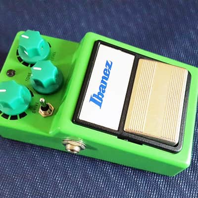 JHS Ibanez TS9 Tube Screamer with "Tri-Screamer" Mod - Green with Green Knobs image 3