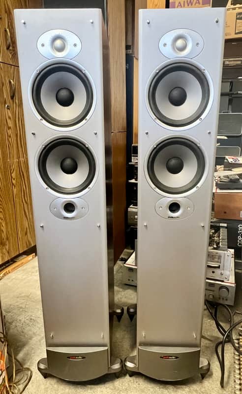 Polk Audio RTi8 Tower Speakers Cherry Wood; Tested image 1