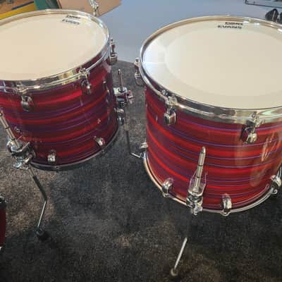 Tama Starclassic Walnut/Birch 5pc Shell Pack 2019 - Present - Lacquer Phantasm Oyster image 8