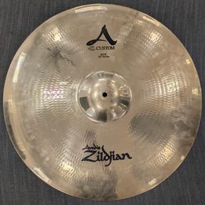 Zildjian 22" A Custom Ride Cymbal 1991 - Present - Brilliant image 2