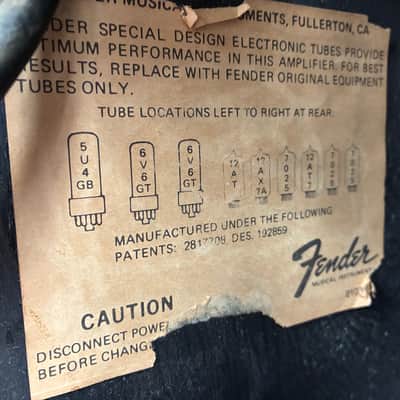 Fender Deluxe Reverb 1982 blackface factory hand wired  22-Watt 1x12" image 15
