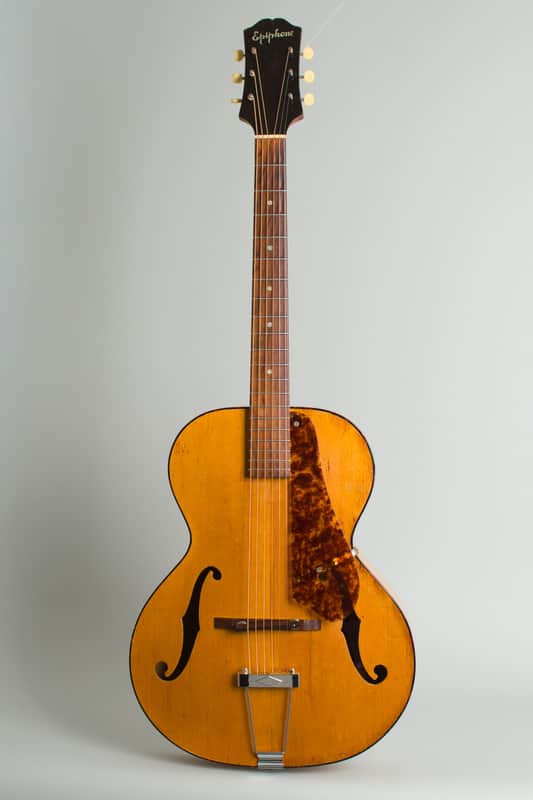 Epiphone  Ritz Arch Top Acoustic Guitar (1942), ser. #18695, black tolex hard shell case. image 1