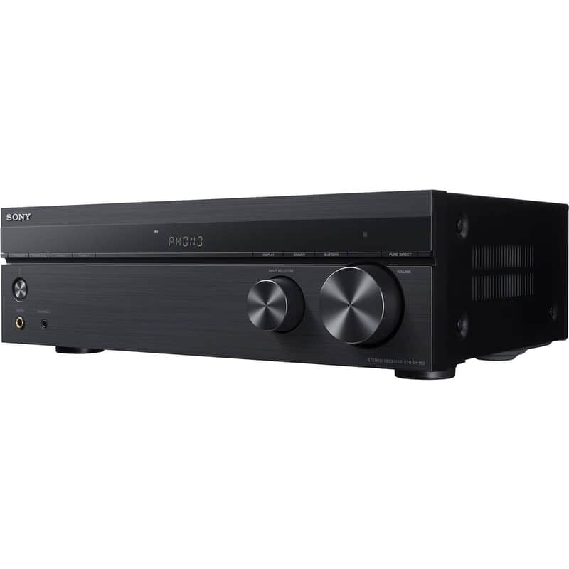 Sony STR-DH190 2-Channel Home Stereo Receiver with Phono Input and Bluetooth image 1