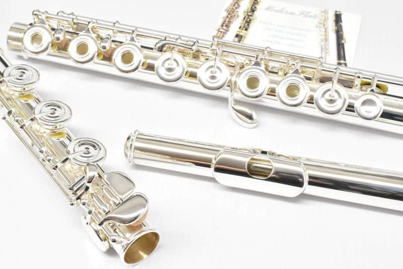 Mint Pearl 795 Elegante Semi-Pro Open Hole Flute Inline G & B Foot Sterling (MSRP $4069.99) image 1