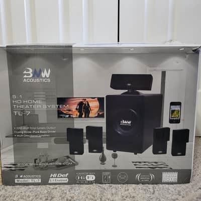 BNW Acoustics TL-7 HD 5.1 Home Theater Speaker System 2200 Watt image 1