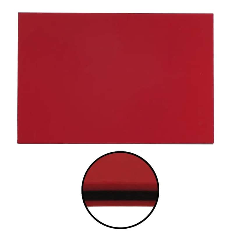 Guitar Pickguard Material - 3-Ply Red - 17 x 11.5 inch Pickguard Blank image 1