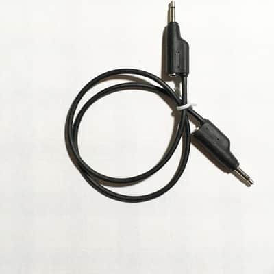 Stacking Skin patch cable for Eurorack Black 45cm image 2