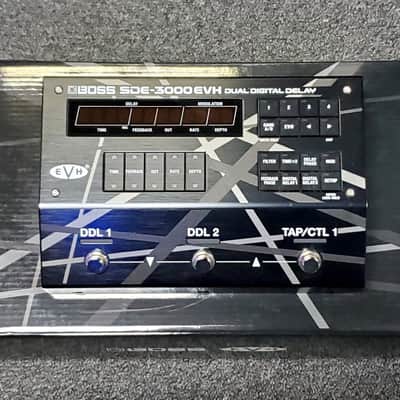 Boss SDE-3000EVH Dual Digital Delay 2023 - Present - Black / Grey Stripes image 1