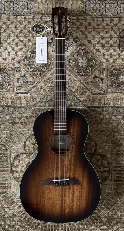 Alvarez AP66ESHB Parlor Acoustic-Electric in Shadowburst w/ Free Pro Setup image 1