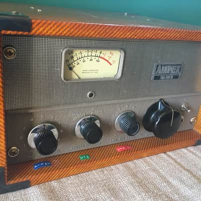 Ampex 601 Modified Vintage 3x1 Tube Preamp in Tweed Lunchbox mid-50s image 3