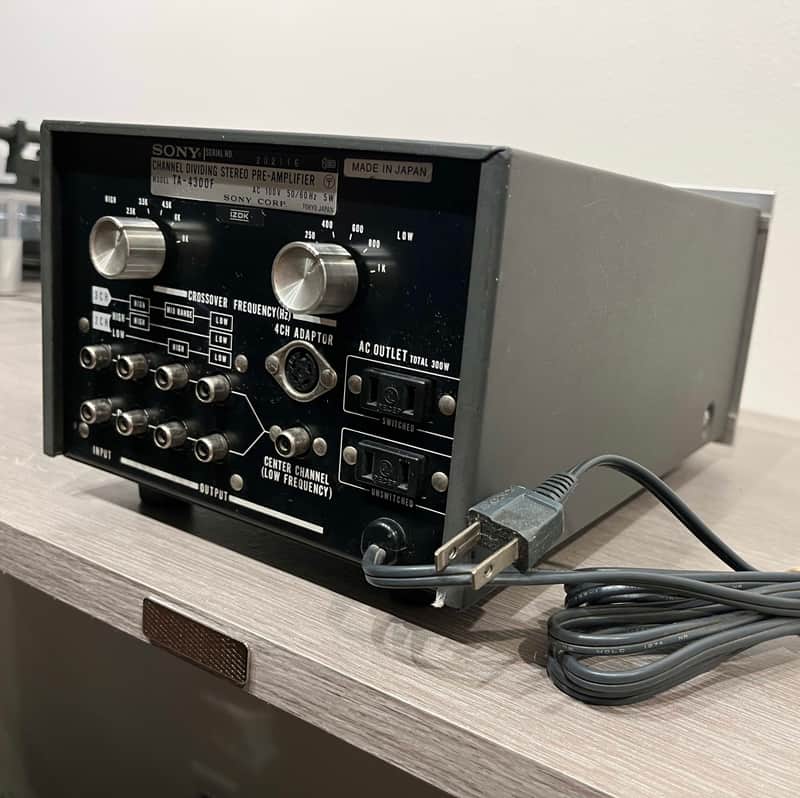 Sony TA-4300F Channel Dividing Stereo Preamplifier | Reverb